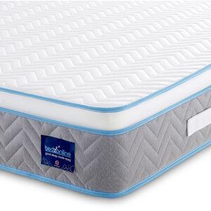 Bedzonline Maxi Cool Prime 5-Zone Hybrid Mattress, Memory Foam & Pocket Springs