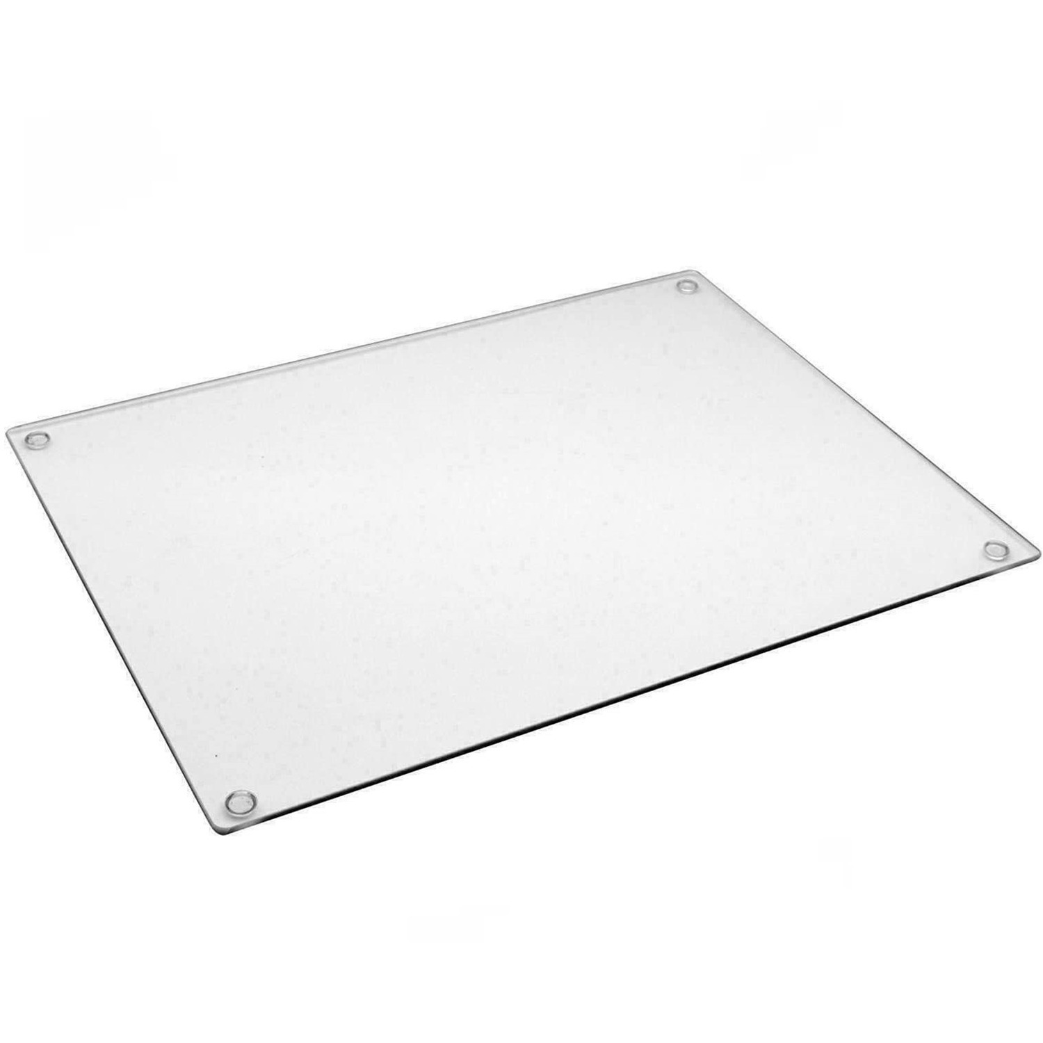 Worktop Saver Chopping Board Clear Tempered Glass - CLEAR