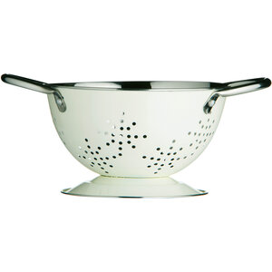 Hollis Retro Cream Enamel Mini Colander