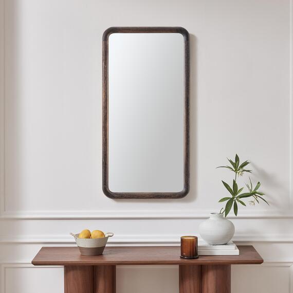 Rowena Wood Small 80x40cm Rectangle Wall Mirror