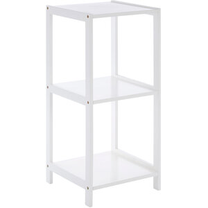 Dara 3 Tier White Bathroom Shelf
