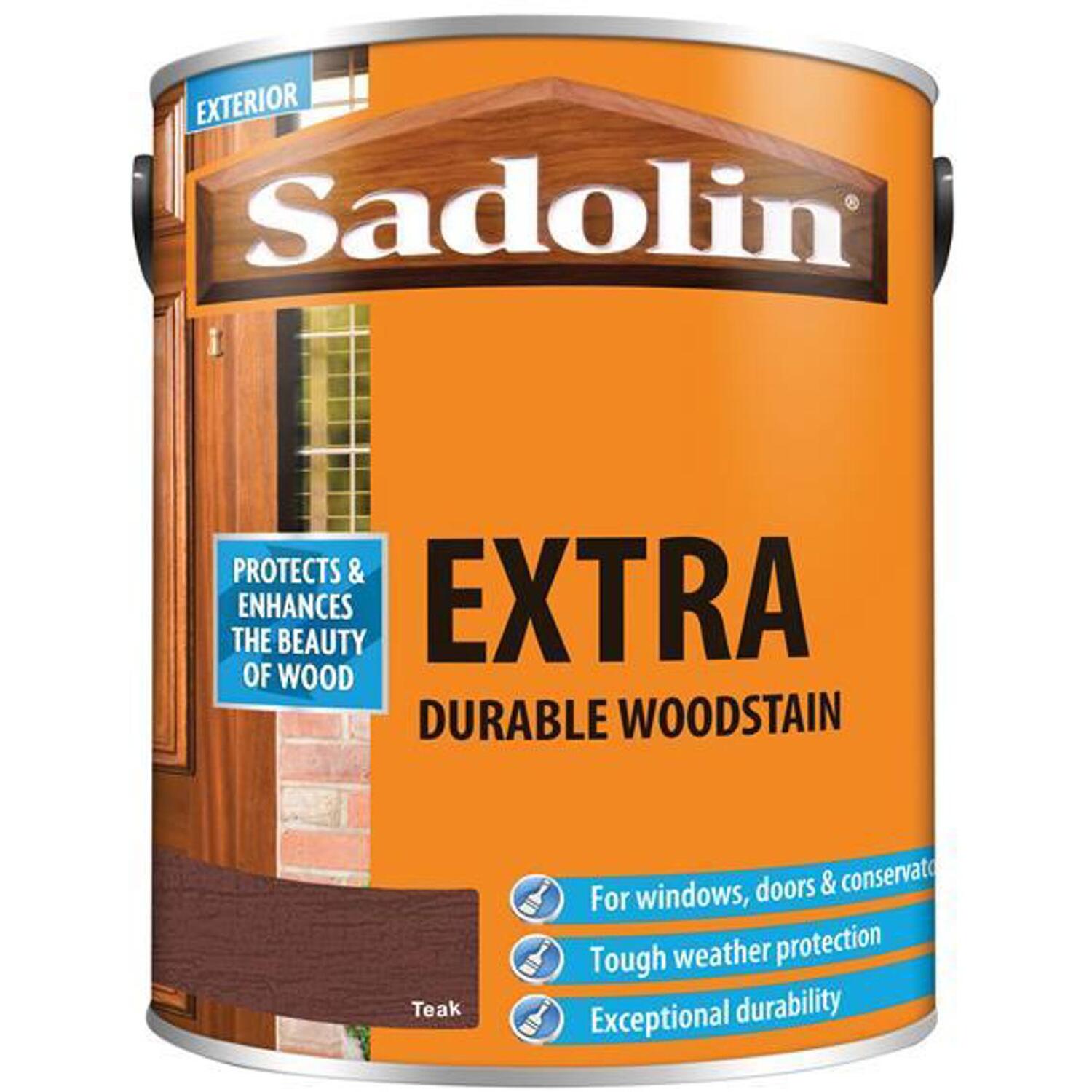 B&Q - 5028536 Extra Durable Woodstain Teak 5 Litre Sad5028536 - Image 10