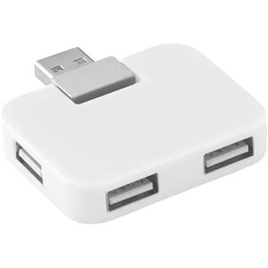 MidOcean Square ABS Plastic 4 Ports USB Hub
