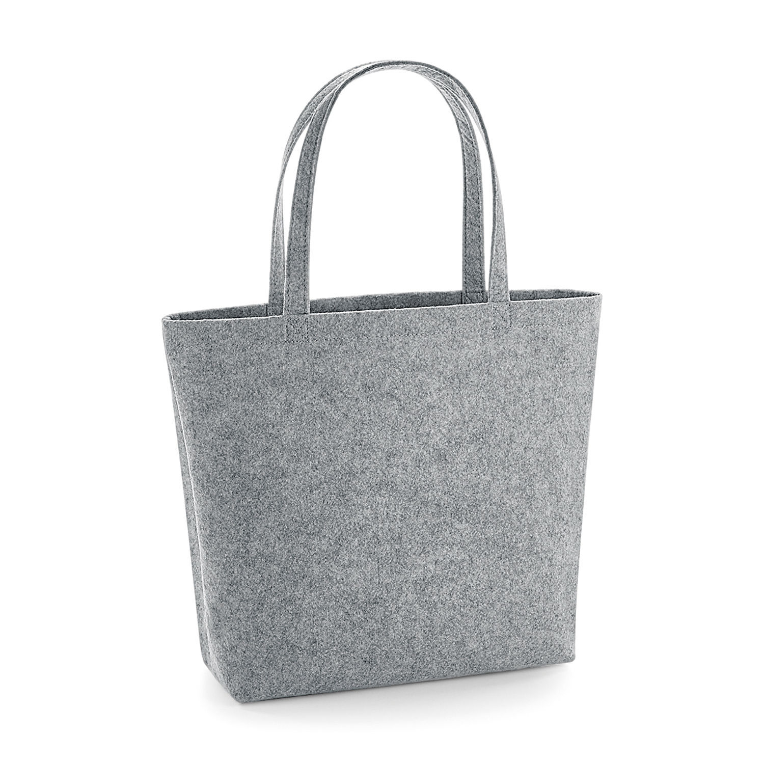 Bagbase Felt Shopper/Tote - Grey Melange
