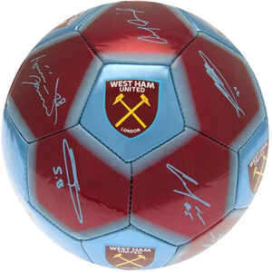 West Ham United FC Printed Signature Mini Football