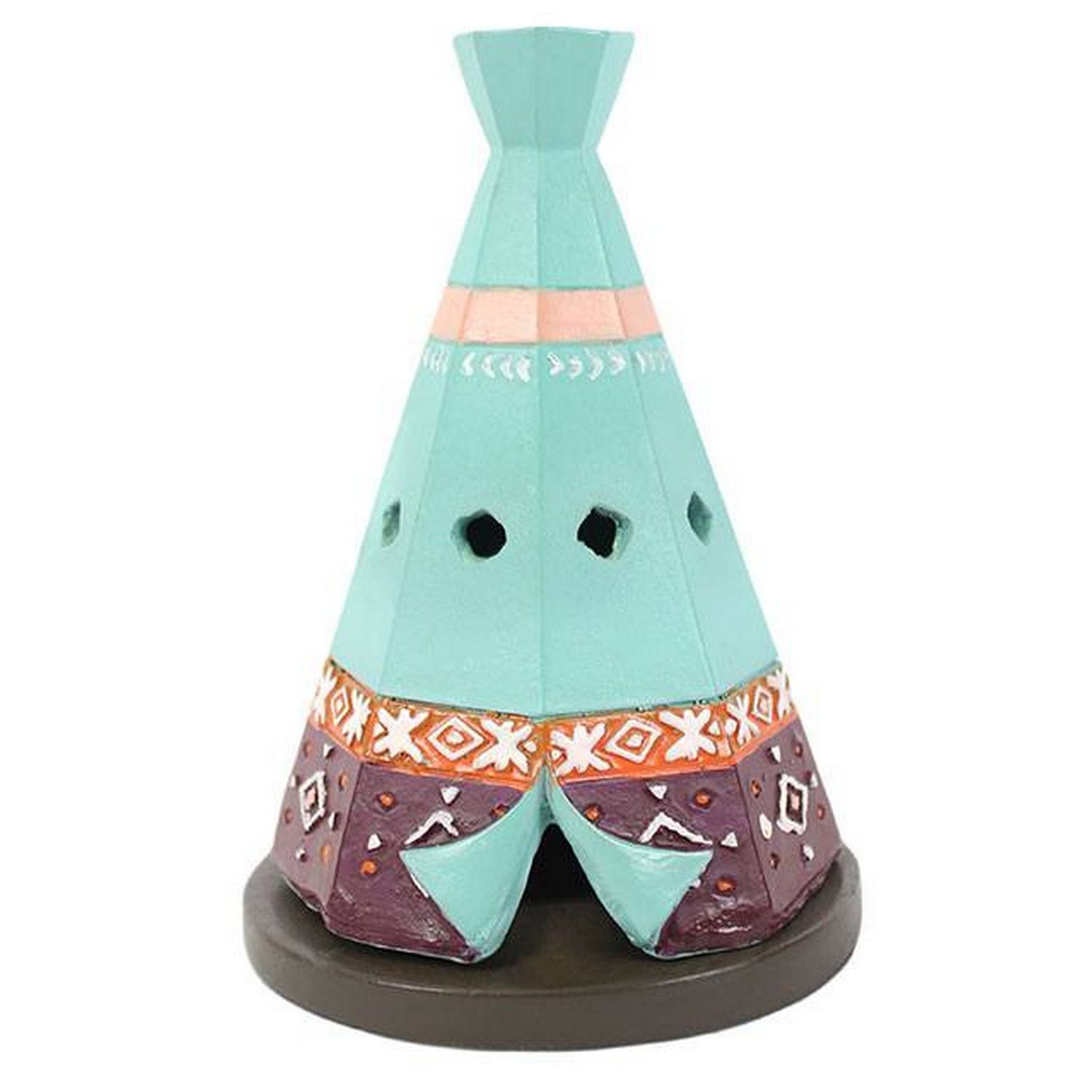 Boho Bandit Teepee Incense Cone Burner - Blue