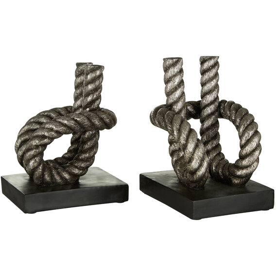 Piper Set of Rope Bookends