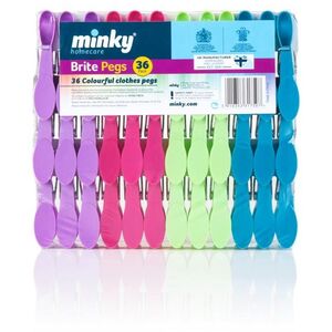 Minky Brite Pegs (Pack of 36)