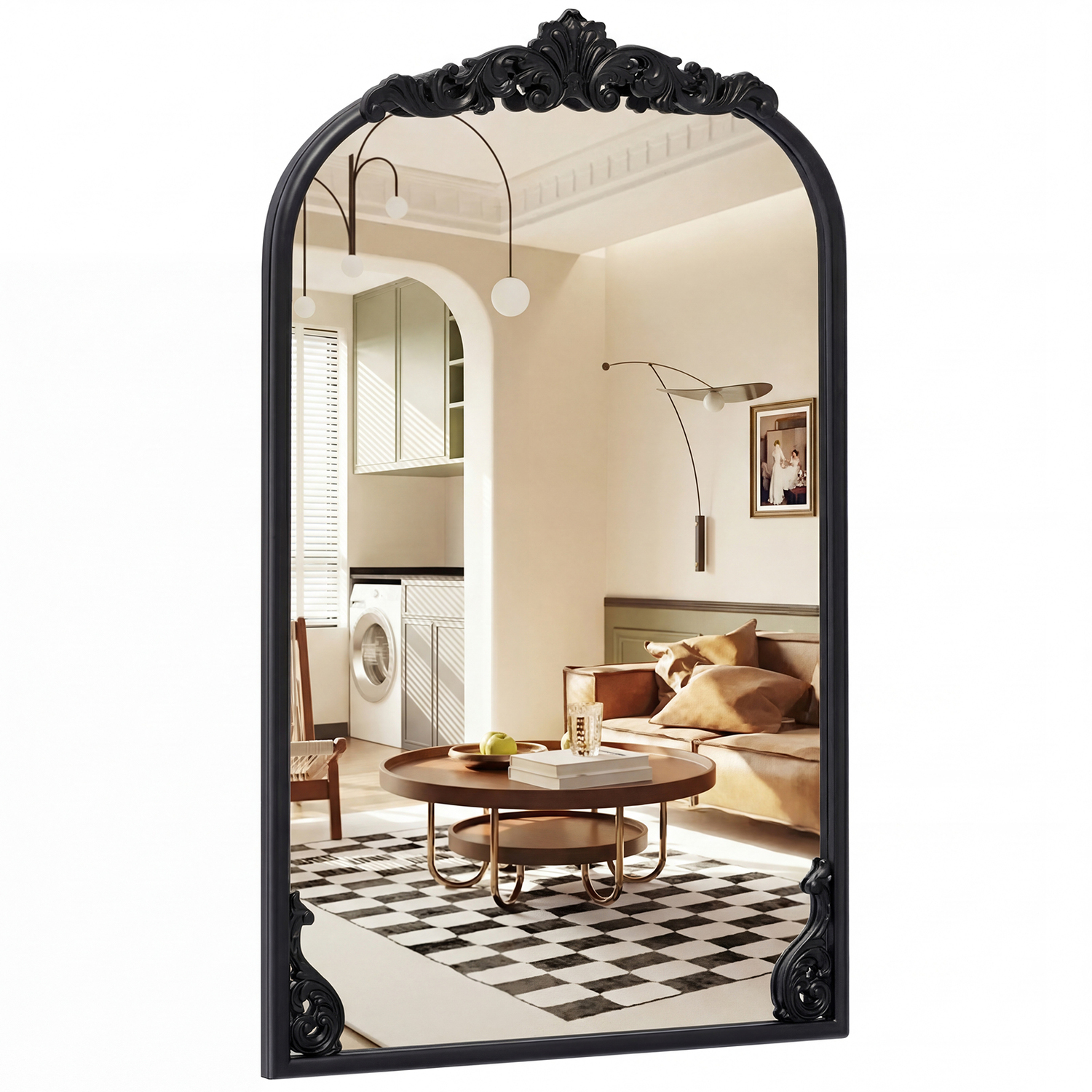 Costway Arched Vintage Mirror
