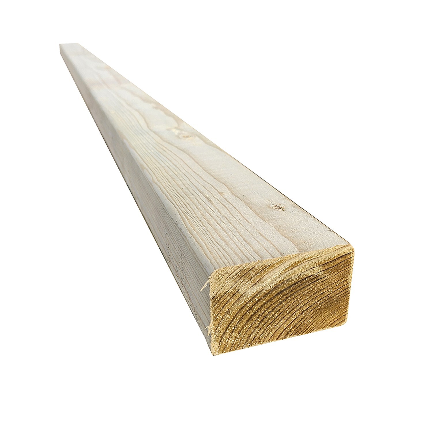 Snowdon Timber Treated 3X2" Timber - Decking Joists (T) 45Mm (W) 70Mm (L) 2.4M - Pack Of 10 - Brown / 72Kg