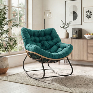 Modern Rocking Chair with Cushion