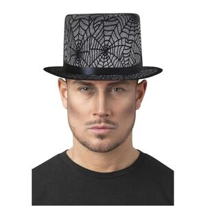 Smiffys Unisex Adult Spider Web Top Hat