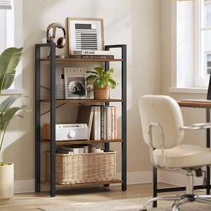 VASAGLE 4-Tier Industrial Bookshelf