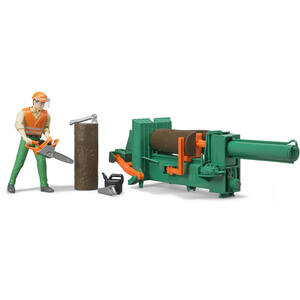 Bruder bworld Forestry with accessories Detailed Vehicle & Playset Model
