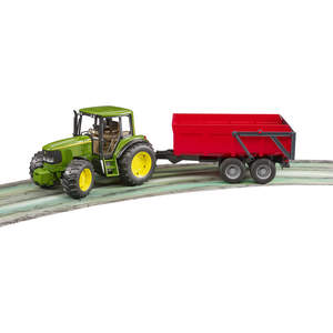 Bruder John Deere 6920 with tipping trailer Detailed Vehicle & Playset Model