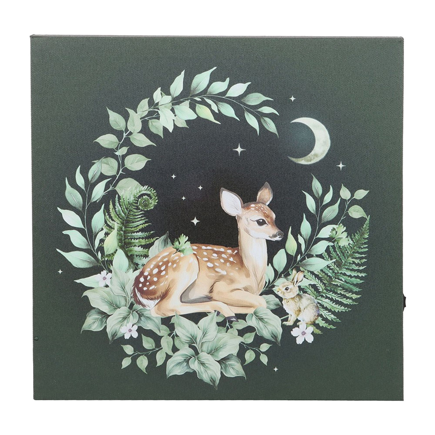  - Something Different Canvas Fawn Plaque Brown/green/white (One Size) - Image 3