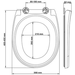 Bemis Click & Clean Silence Soft Close Toilet Seat White
