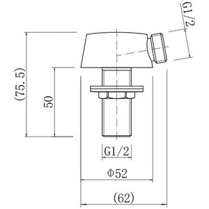 Round Wall Elbow for Concealed Showers