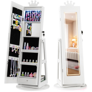 3-in-1 Rotatable Children Jewellery Armoire