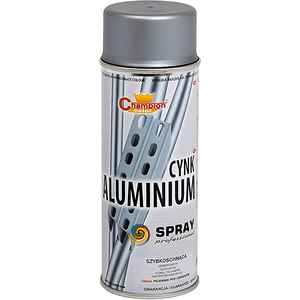 400 mL Zinc Aluminium Spray Paint for Galvanised Steel, Metallic Finish