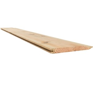 Snowdon Timber Treated Tongue and Groove Shiplap Cladding (T) 12mm (W) 120mm (L) 3.0m - Pack of 5