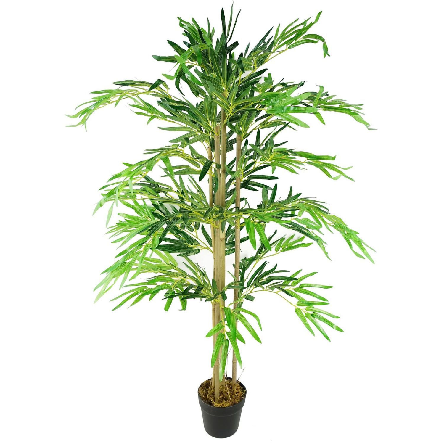 Artificial Bamboo Tree Natural Canes 120cm - Green