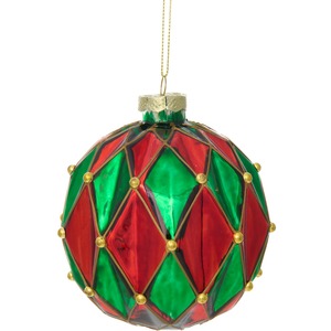 Geometric Beaded Bauble