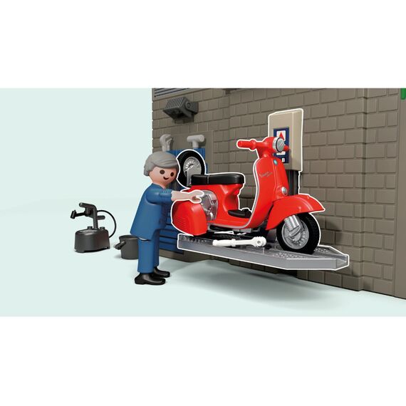 Playmobil 60s Vespa Garage
