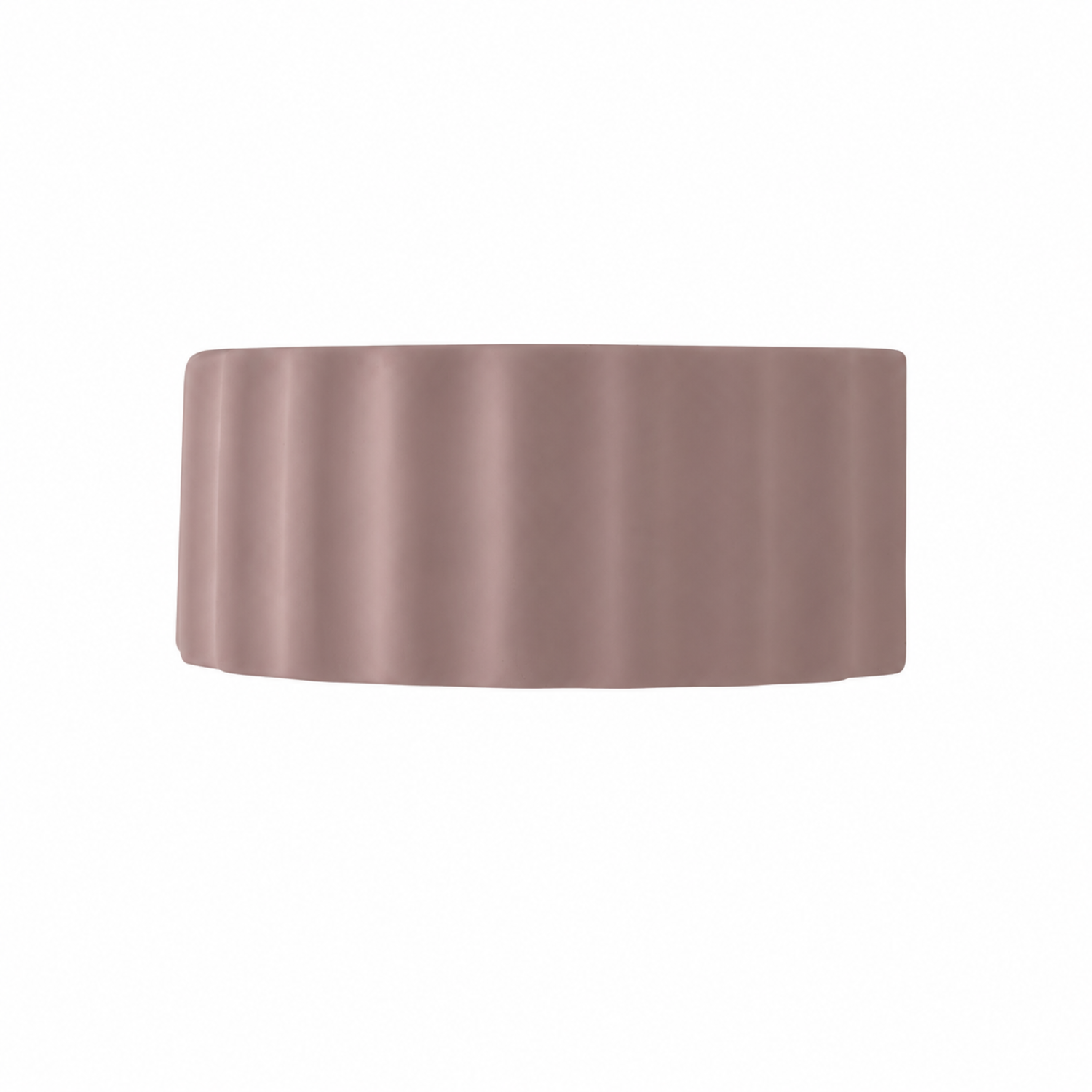 Pablo Dusky Ribbed Ceramic Flush Wall With Bulb Pink/Light Valuelights - Image 4