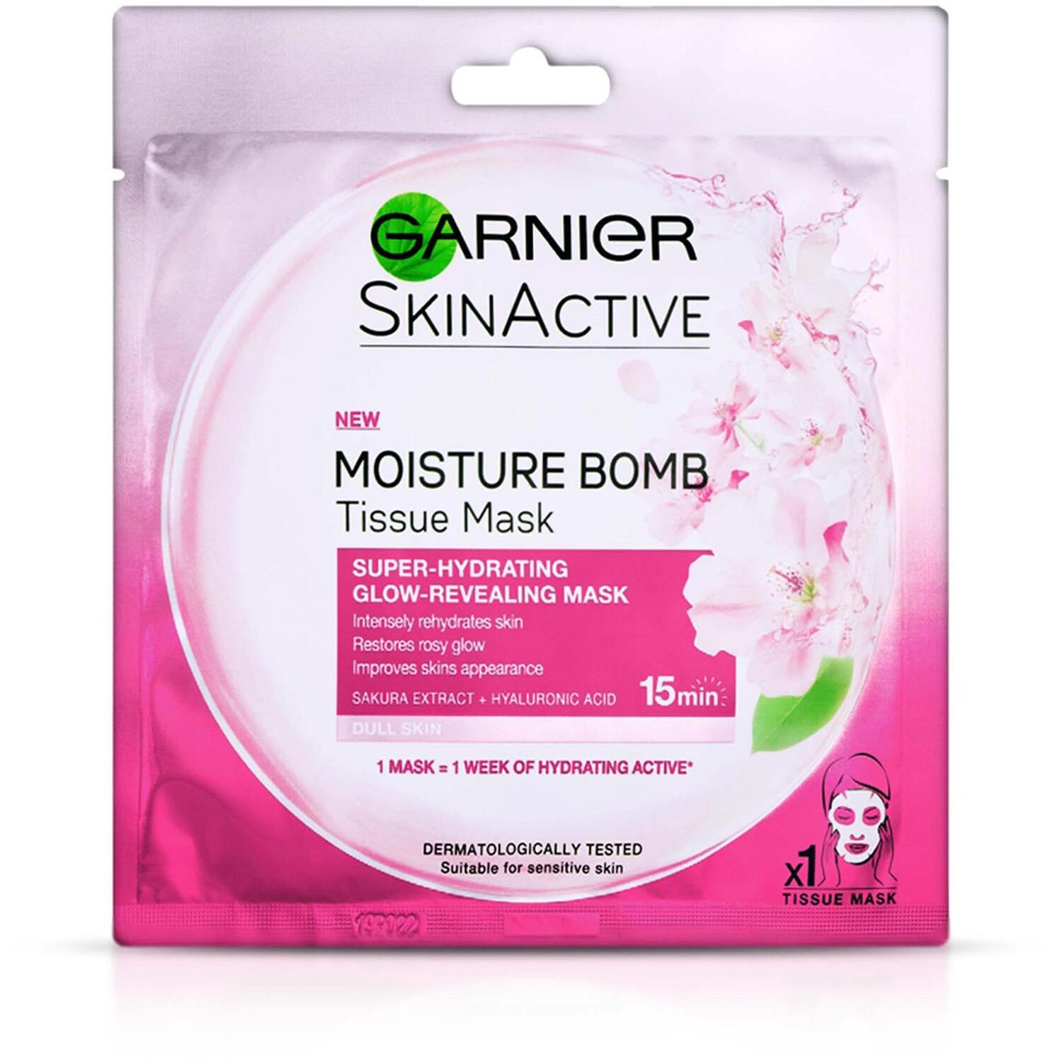 Garnier Tissue Mask *Dull Skin Sakura* 32G - White