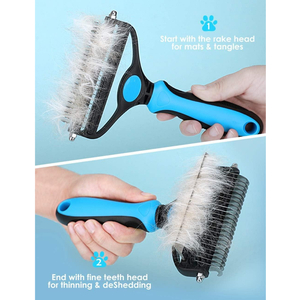 2-Sided Dog & Cat Grooming Brush