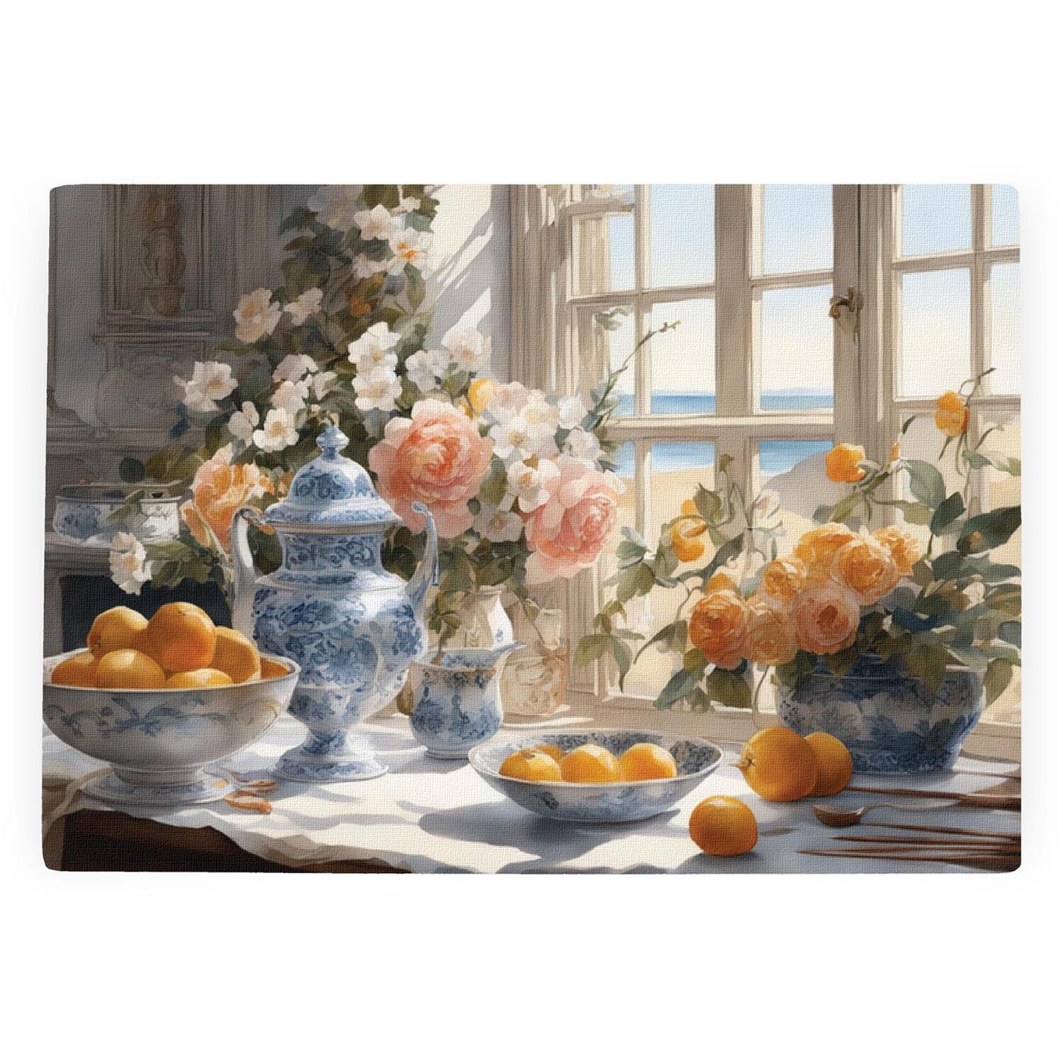 Image of Still Life Painting Smooth Glass Worktop&hellip;
