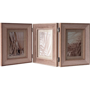 Linen Effect Triple Hinged Frame