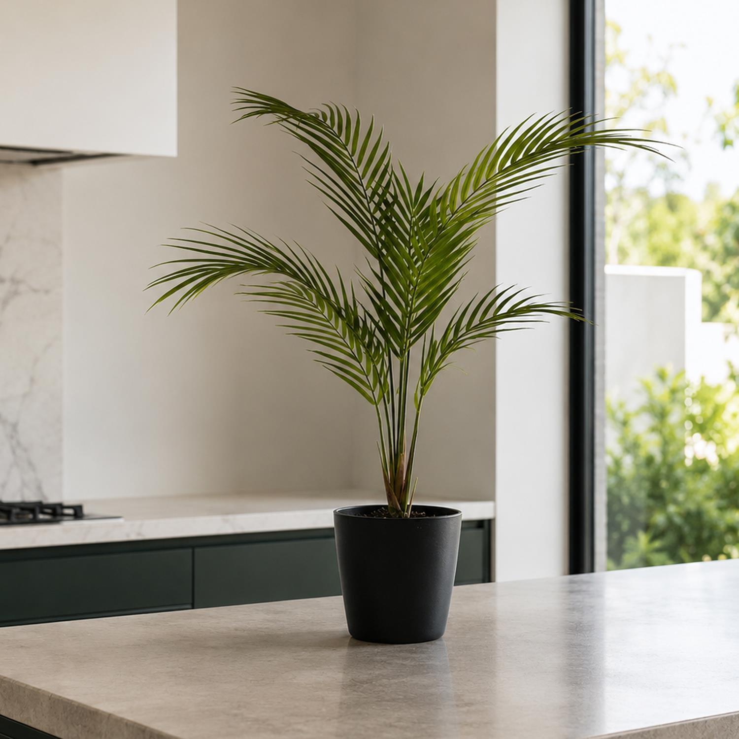 B&Q - 70Cm Artificial Areca Palm Tree - Image 2