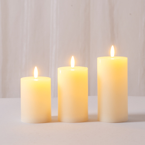 Set of 3 Rechargeable LED Candles
