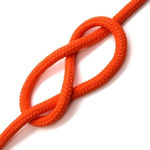 12mm x 100 metres / 328 ft of Orange Polypropylene Rope, Solid Braided Poly Rope Cord Twine