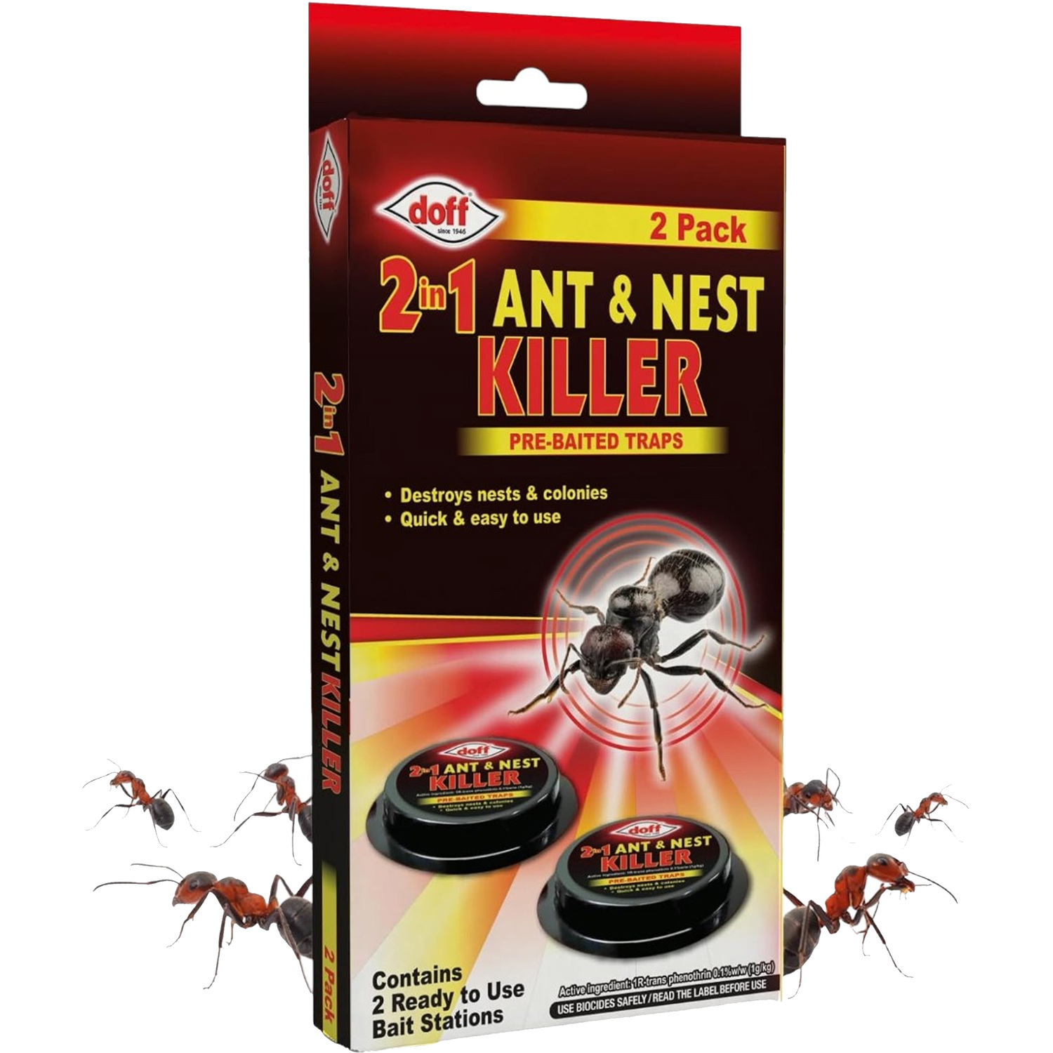 Doff 2 In 1 Ant & Nest Bait Killer Station - Image 2