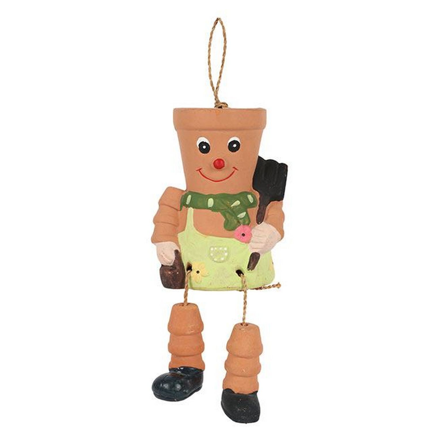 Something Different Terracotta Pot Man Planter - Multicoloured