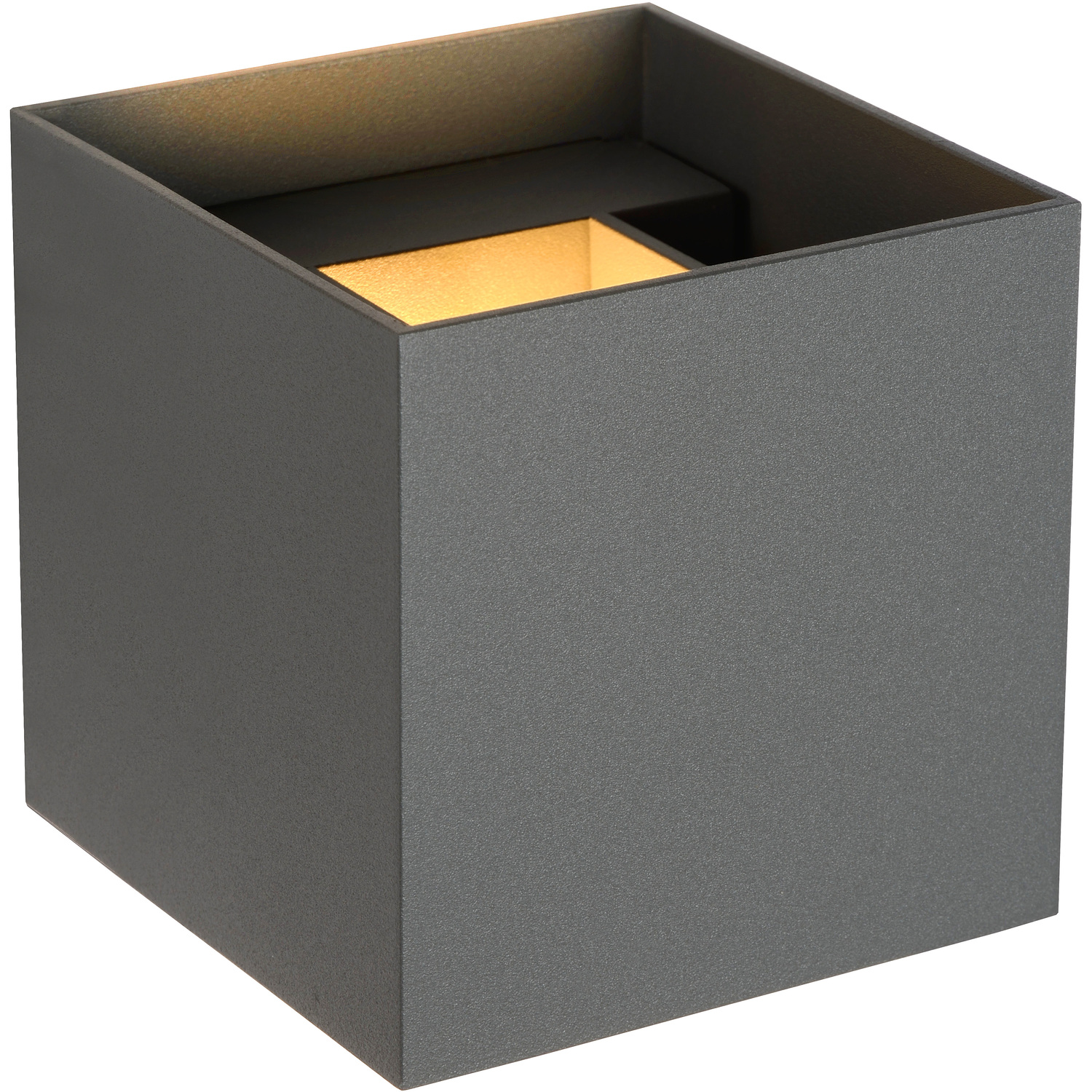 Lucide Xio Up Down Wall Light - Modern Grey Aluminium - LED Dimmable - G9 - 1x4W 2700K - Image 3