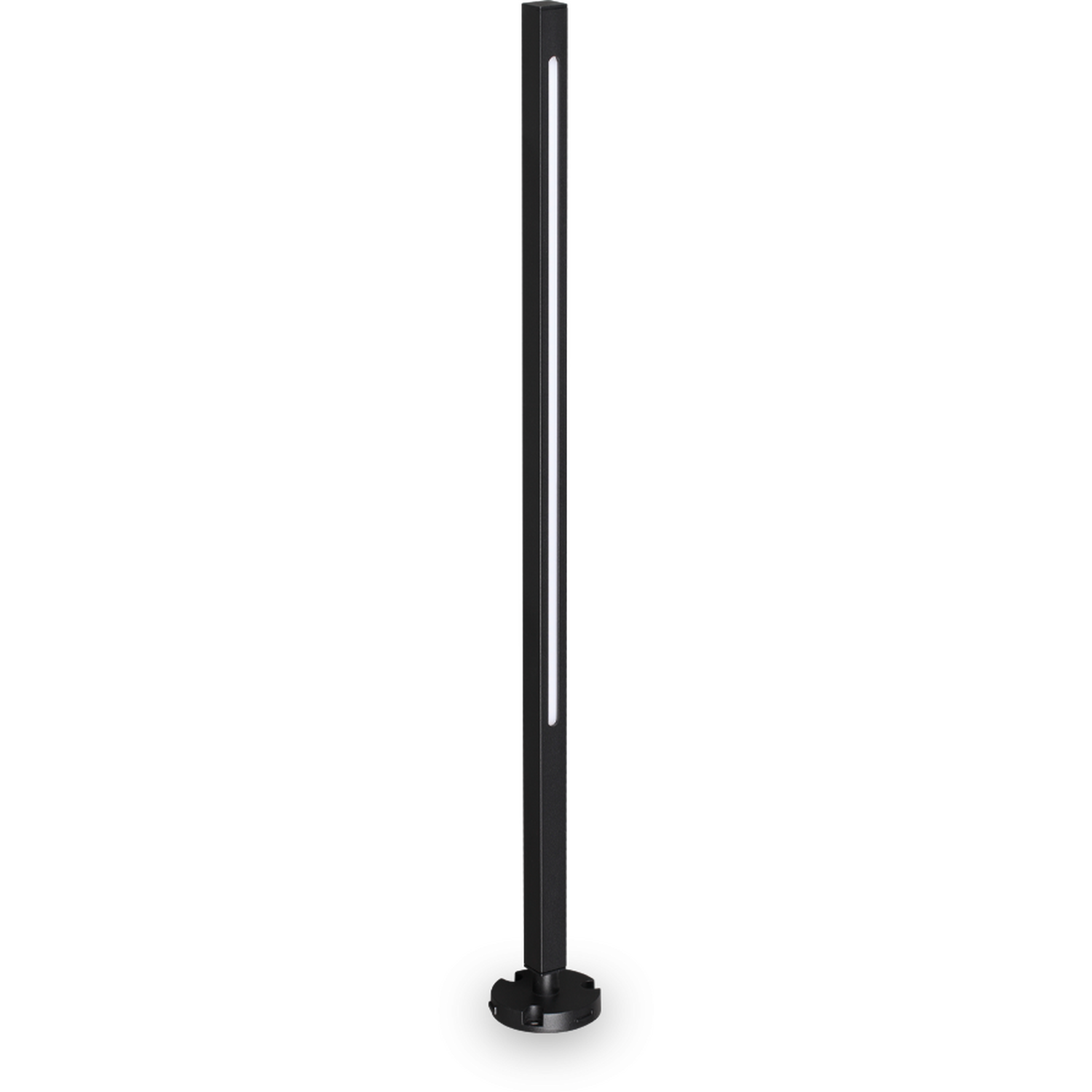 Ideal Lux Lighting Jedi Bollard Light Black C - Black