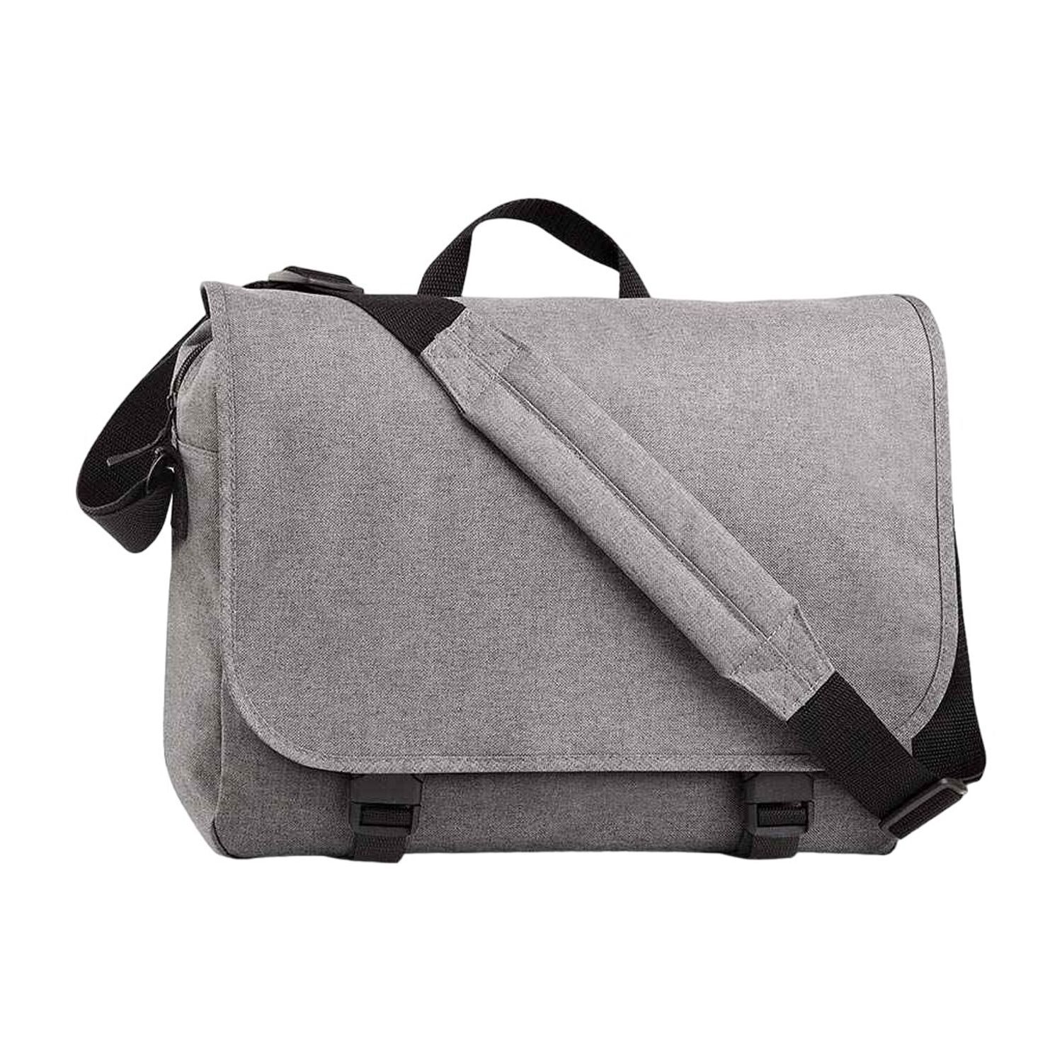 Bagbase Two Tone Laptop Bag - Grey Marl