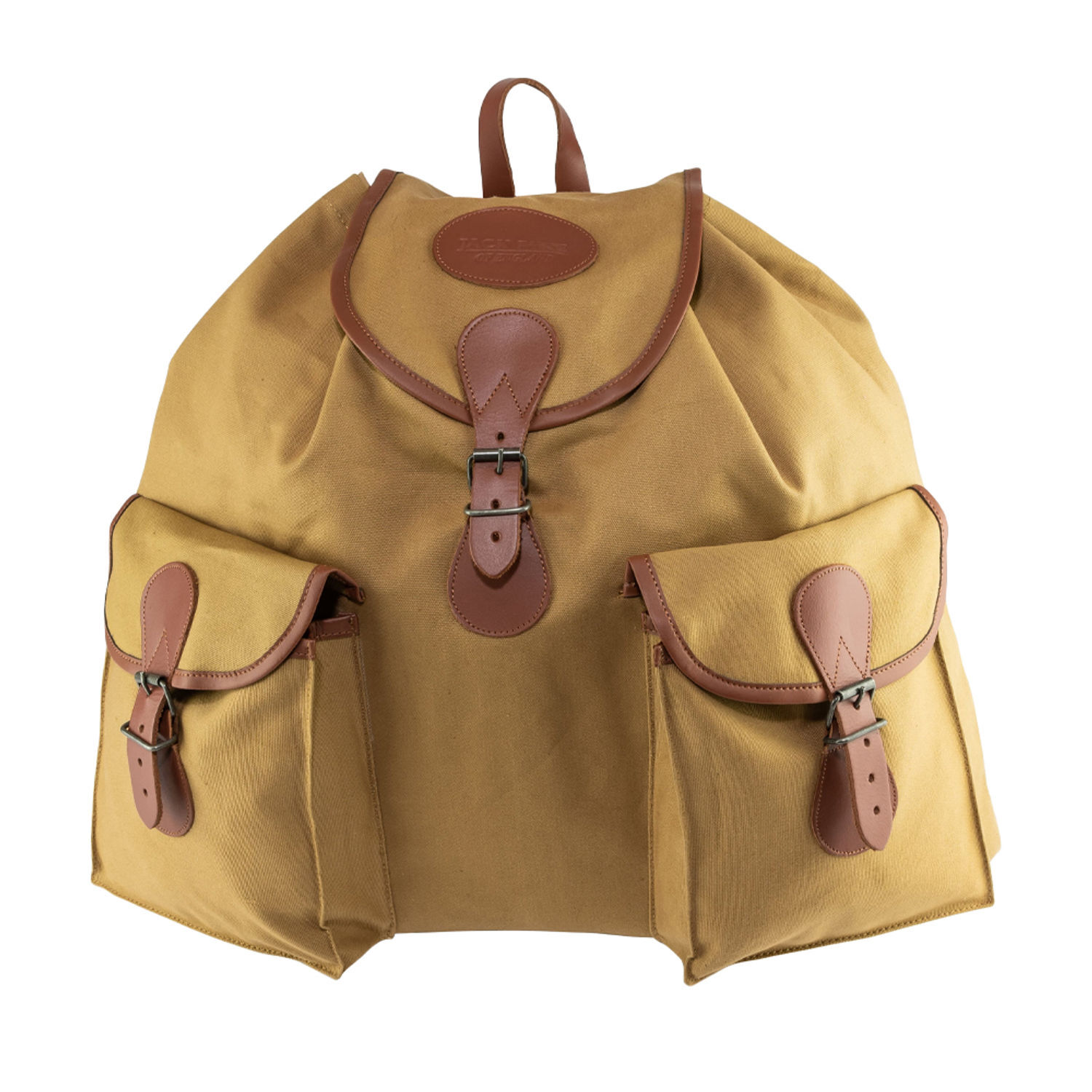 Jack Pyke Roe Leather Strap Backpack - Fawn