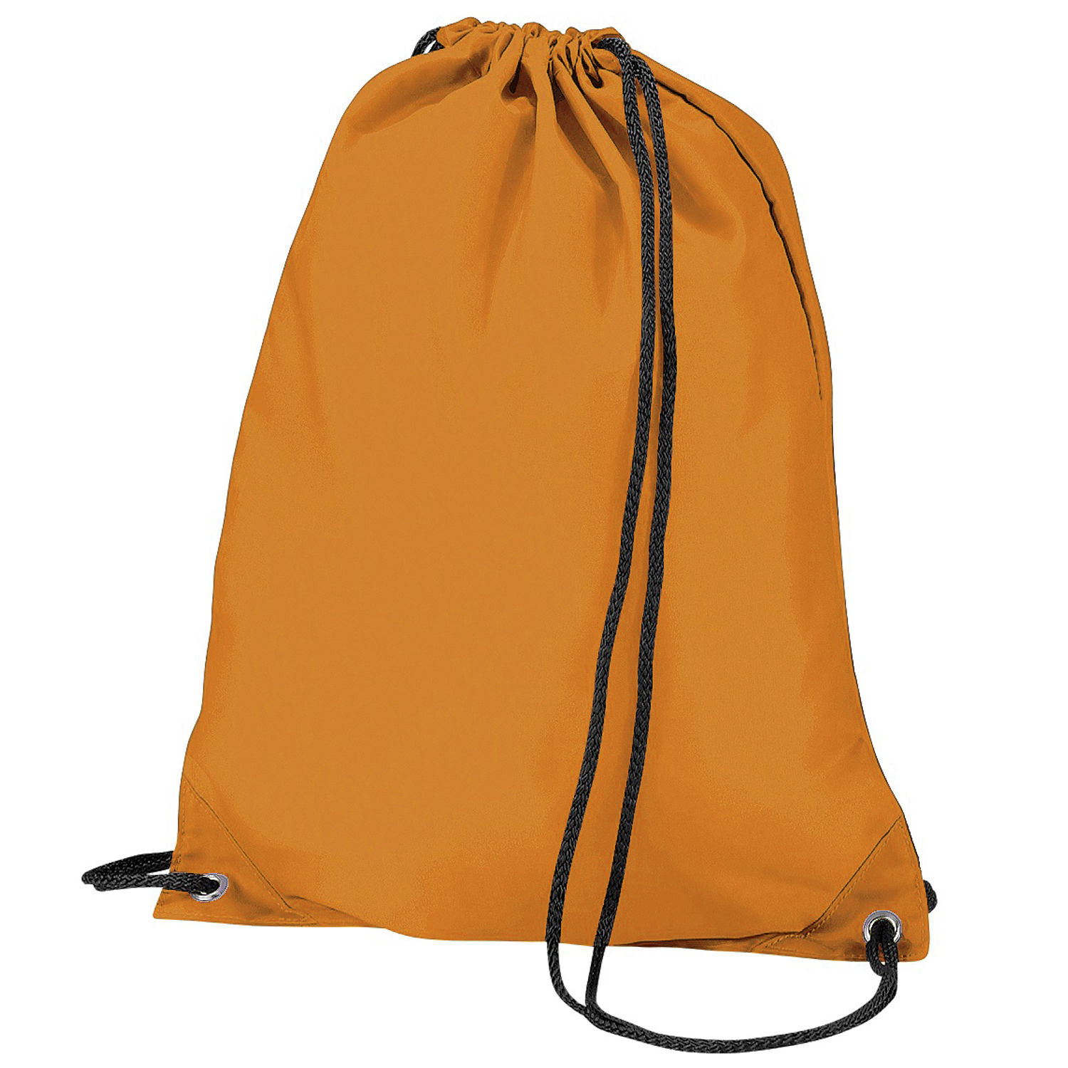 Bagbase Budget Water Resistant Sports Gymsac Drawstring Bag (11L) (Pack Of 2) B - Orange