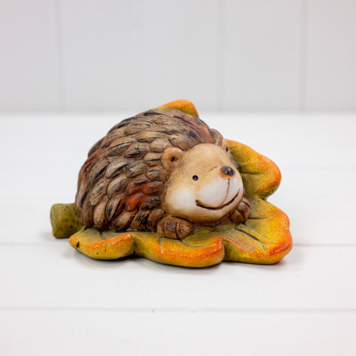  - Classic Brown Ceramic Hedgehog - Image 3