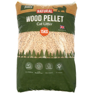 Natural Wood Pellet Cat Litter