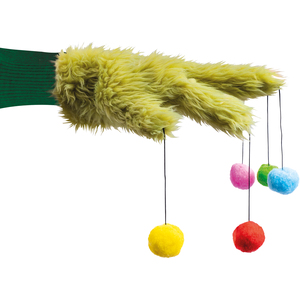 The Grinch Pom Pom Glove Cat Toy