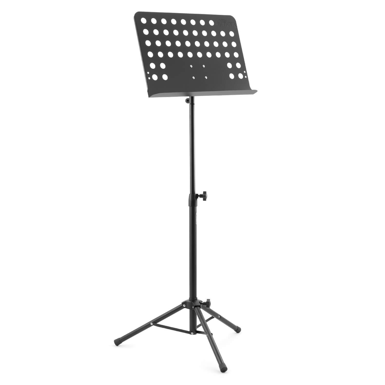 Tiger Music Mus7-Bk Orchestral Music Stand, Fully Adjustable Sheet Music Stand ¿ - Neutral - Image 2