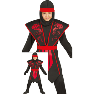 Fiestas Guirca Child Ninja Shadow Costume, 5-6 Years