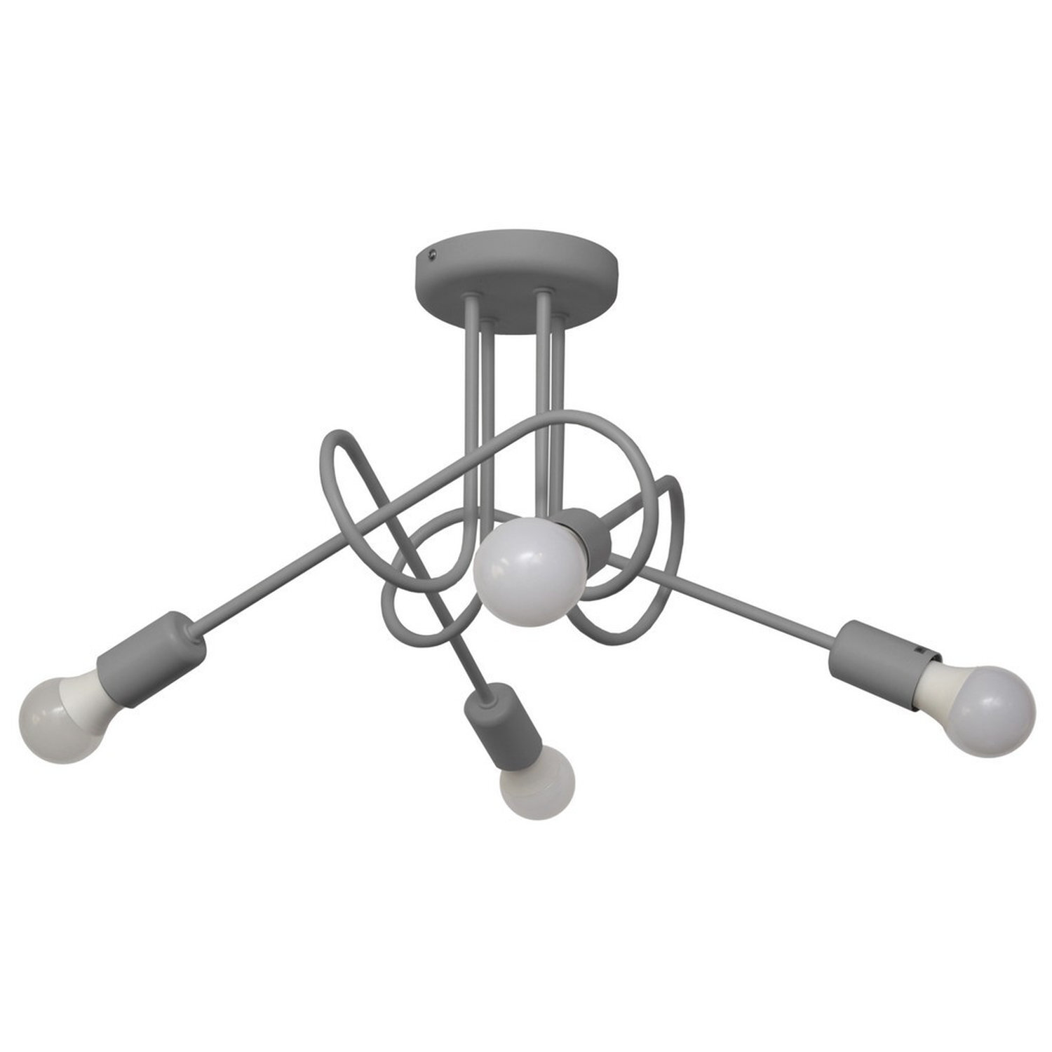 Helam Lighting Oxford Ceiling Light Grey