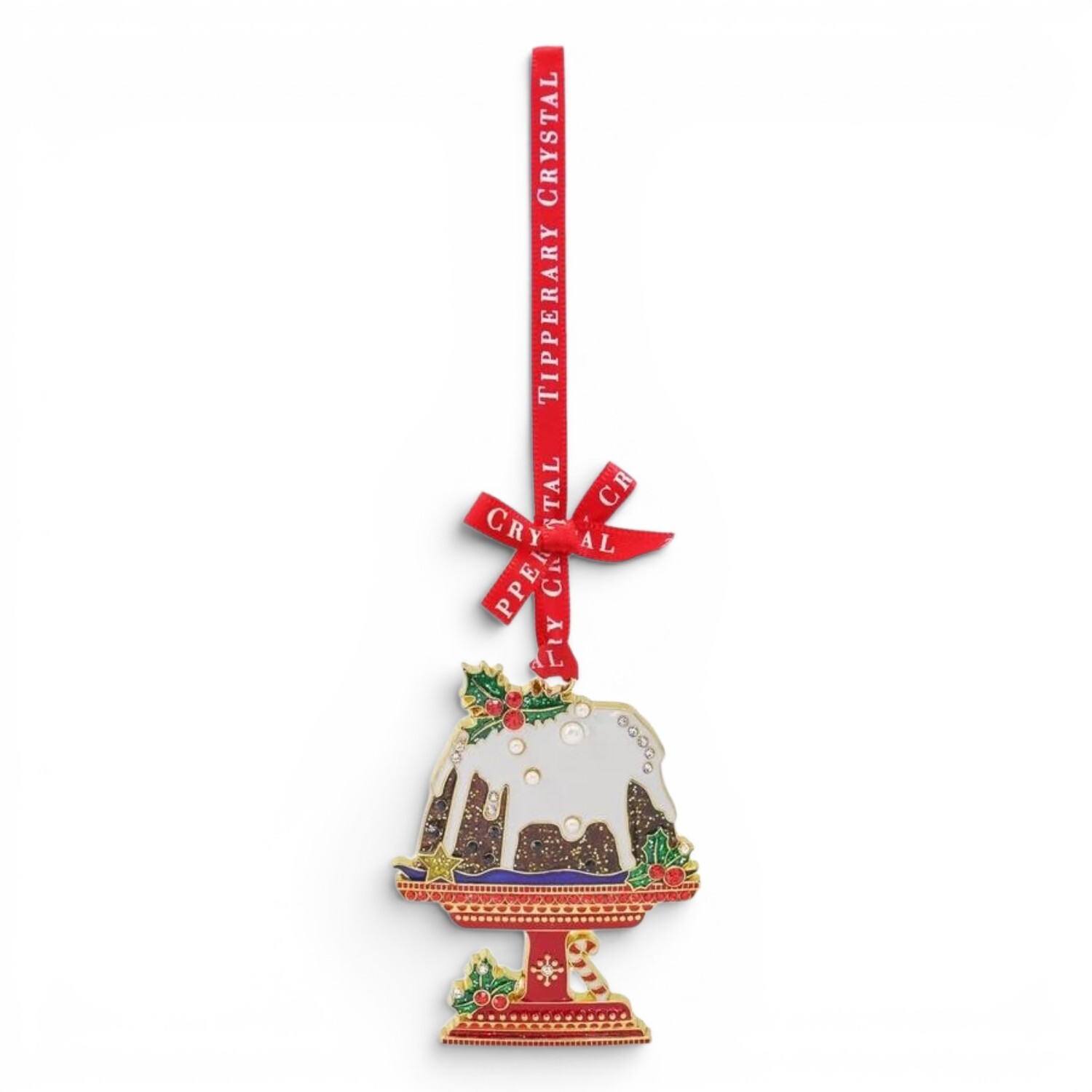 Tipperary Unisex Multicolor Sparkle Hanging Decoration Christmas Pudding - Image 2